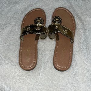 Gold Sandals